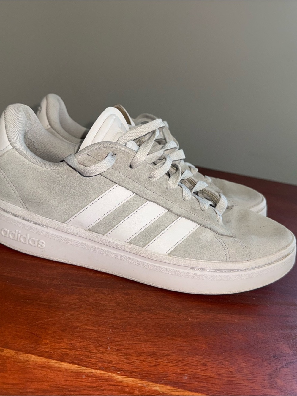 adidas Grand Court 2.0 White & Grey Sneakers